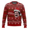 Merry Meatmas Ron Swanson Parks And Recreation Ugly Christmas Sweater - Image 1