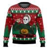 Merry Myers Michael Myers Halloween Ugly Christmas Sweater - Image 1