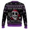Merry Nightmare Christmas Jack Skellington Ugly Christmas Sweater - Image 2