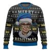 Merry Resistmas Ruth Bader Ginsburg Rbg Ugly Christmas Sweater - Image 1
