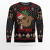 Merry Slothmas Ugly Christmas Sweater Holiday Gift - Image 1