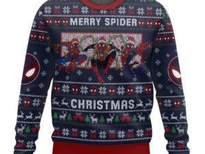 Merry Spider Ugly Christmas Sweater - Image 1
