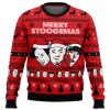 Merry Stoogemas 3 Stooges Ugly Christmas Sweater - Image 1