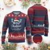 Merry Ugly Christmas Sweater Lights Red Santa Hat Xmas Family Matching - Image 1