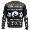 Merry Wolfmas Wolf Ugly Christmas Sweater - Image 2