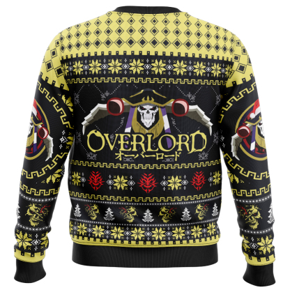 merry x mass ainz ooal gown overlord ugly christmas sweater 2 Merry X Mass Ainz Ooal Gown Overlord Ugly Christmas Sweater - Image 2