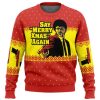 Merry Xmas Again Pulp Fiction Ugly Christmas Sweater - Image 1