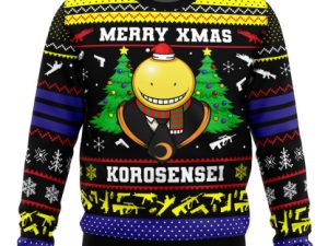 Merry Xmas Korosensei Assassination Classroom Ugly Christmas Sweater - Image 1