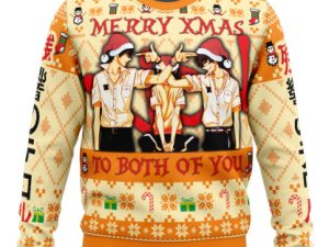 Merry Xmas To Both Of You Terror In Resonance Ugly Christmas Sweater - Image 1