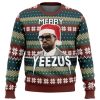 Merry Yeezus Kanye West Ugly Christmas Sweater - Image 1