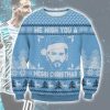 Messi Merry Ugly Christmas Sweater - Image 1