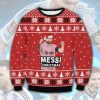 Messi Ugly Christmas Sweater Christmas Gift - Image 1