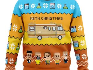 Methy Christmas Breaking Bad Ugly Christmas Sweater - Image 1