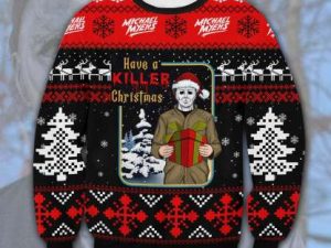 Michael Myer Ugly Christmas Sweater - Image 1