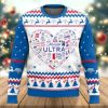 Michelob Ultra Heart Ugly Christmas Sweater - Image 1