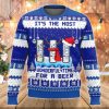 Michelob Ultra Its The Most Wonderful Time Ugly Christmas Sweater - Image 1