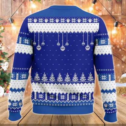 michelob ultra its the most wonderful time ugly christmas sweater 2 Michelob Ultra Its The Most Wonderful Time Ugly Christmas Sweater - Image 2