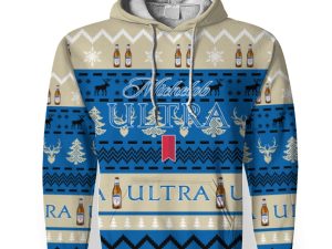 Michelob Ultra Shirts Beer Vintage Logo-3D Unisex Hoodie - Image 1
