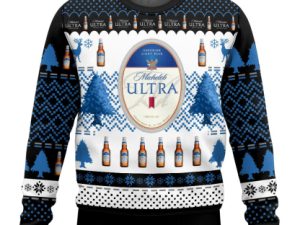Michelob Ultra Ugly Christmas Sweater Holiday Idea - Image 1