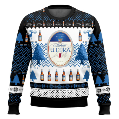 michelob ultra ugly christmas sweater holiday idea 1 Michelob Ultra Ugly Christmas Sweater Holiday Idea - Image 1