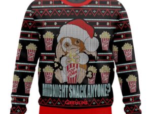 Midnight Snack Anyone Gizmo Gremlins Ugly Christmas Sweater - Image 1
