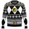 Mighty Morphin Black Ranger Power Rangers Ugly Christmas Sweater - Image 1