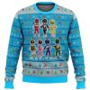 Mighty Morphin Chibis Power Rangers Ugly Christmas Sweater - Image 1