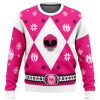 Mighty Morphin Power Rangers Pink Ugly Christmas Sweater - Image 1