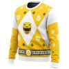 Mighty Morphin Power Rangers Yellow Ugly Christmas Sweater - Image 2