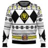 Mighty Morphin White Ranger Power Rangers Ugly Christmas Sweater - Image 1