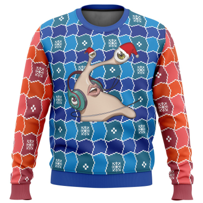 migi parasyte ugly christmas sweater 1 Migi Parasyte Ugly Christmas Sweater - Image 1