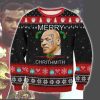 Mike Tyson Merry Chrithmith Ugly Christmas Sweater Holiday Gift - Image 1