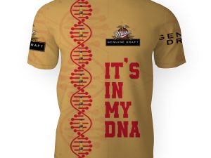 Miller Genuine Draft It's In My DNA-3D Unisex T-Shirt - Image 1
