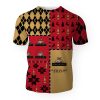 Miller Genuine Draft Merry Christmas And -3D Unisex T-Shirt - Image 1