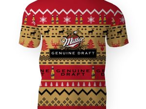 Miller Genuine Draft Shirts Beer Vintage Logo-3D Unisex T-Shirt - Image 1