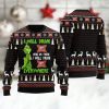 Miller High Life Grinch Will Drink Everywhere Ugly Christmas Sweater - Image 1