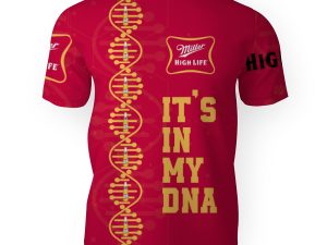 Miller High Life It's In My DNA-3D Unisex T-Shirt - Image 1