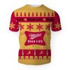 Miller High Life Merry Christmas Unisex Gift Fan-3D Unisex T-Shirt - Image 1