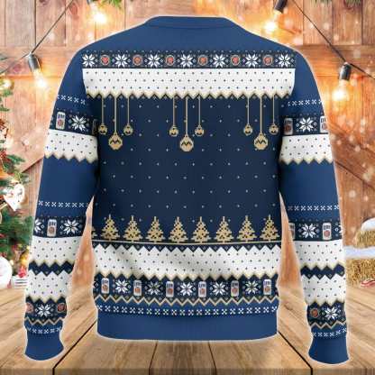 miller lite its the most wonderful time ugly christmas sweater 2 Miller Lite Its The Most Wonderful Time Ugly Christmas Sweater - Image 2