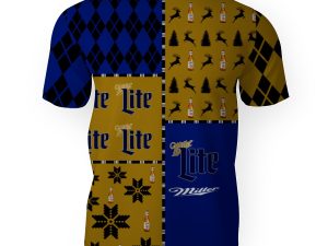 Miller Lite Merry Christmas And -3D Unisex T-Shirt - Image 1