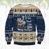 Miller Lite Merry Kissmyass Ugly Christmas Sweater - Image 1