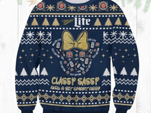 Miller Lite Princess Ugly Christmas Sweater - Image 1