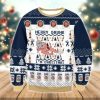 Miller Lite Santa Drunk Ugly Christmas Sweater - Image 1