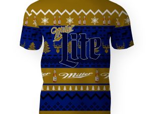 Miller Lite Shirts Beer Vintage Logo-3D Unisex T-Shirt - Image 1
