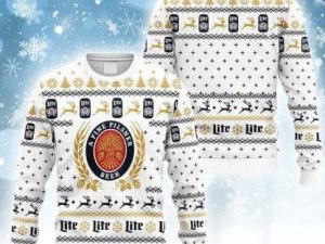 Miller Lite Ugly Christmas Sweater - Image 1