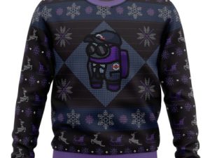 Mira Security Guard Among Us Ugly Christmas Sweater - Image 1