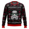 Missing You At Christmas Cosmic Battles Ugly Christmas Sweater - Image 1