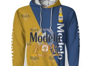 Modelo And Pattern Logo-3D Unisex Hoodie - Image 1