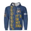 Modelo It's In My DNA-3D Unisex Hoodie - Image 1