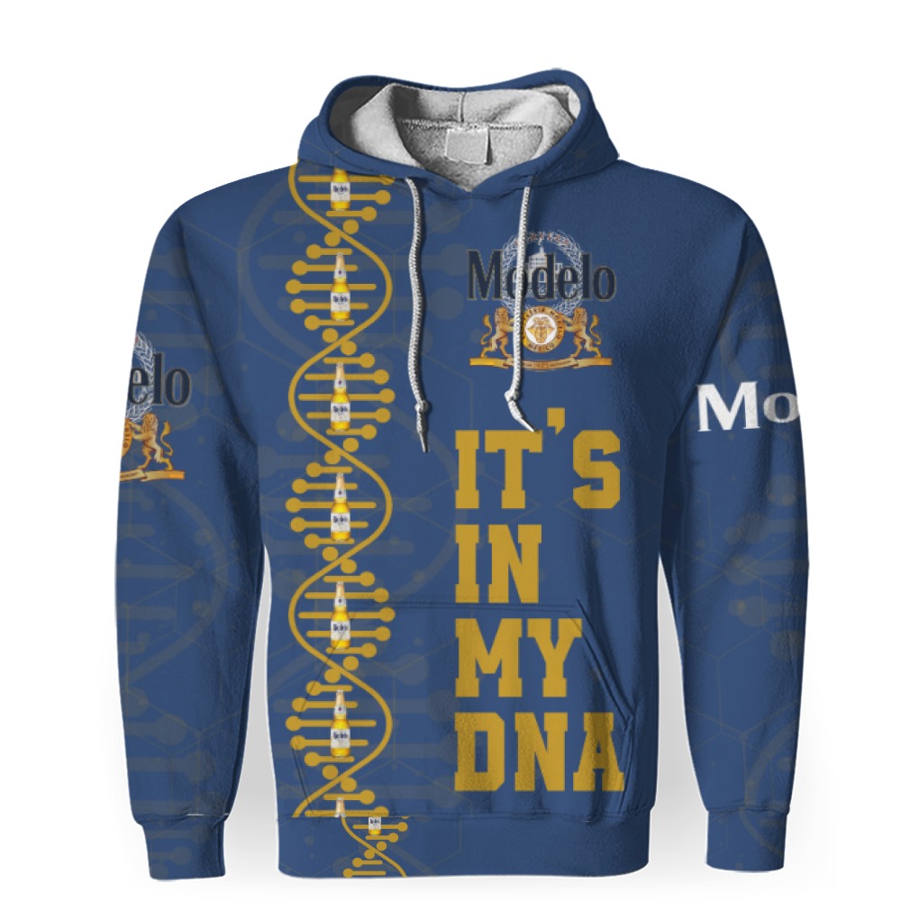 modelo its in my dna 3d unisex hoodie 1 Modelo It's In My DNA-3D Unisex Hoodie - Image 1